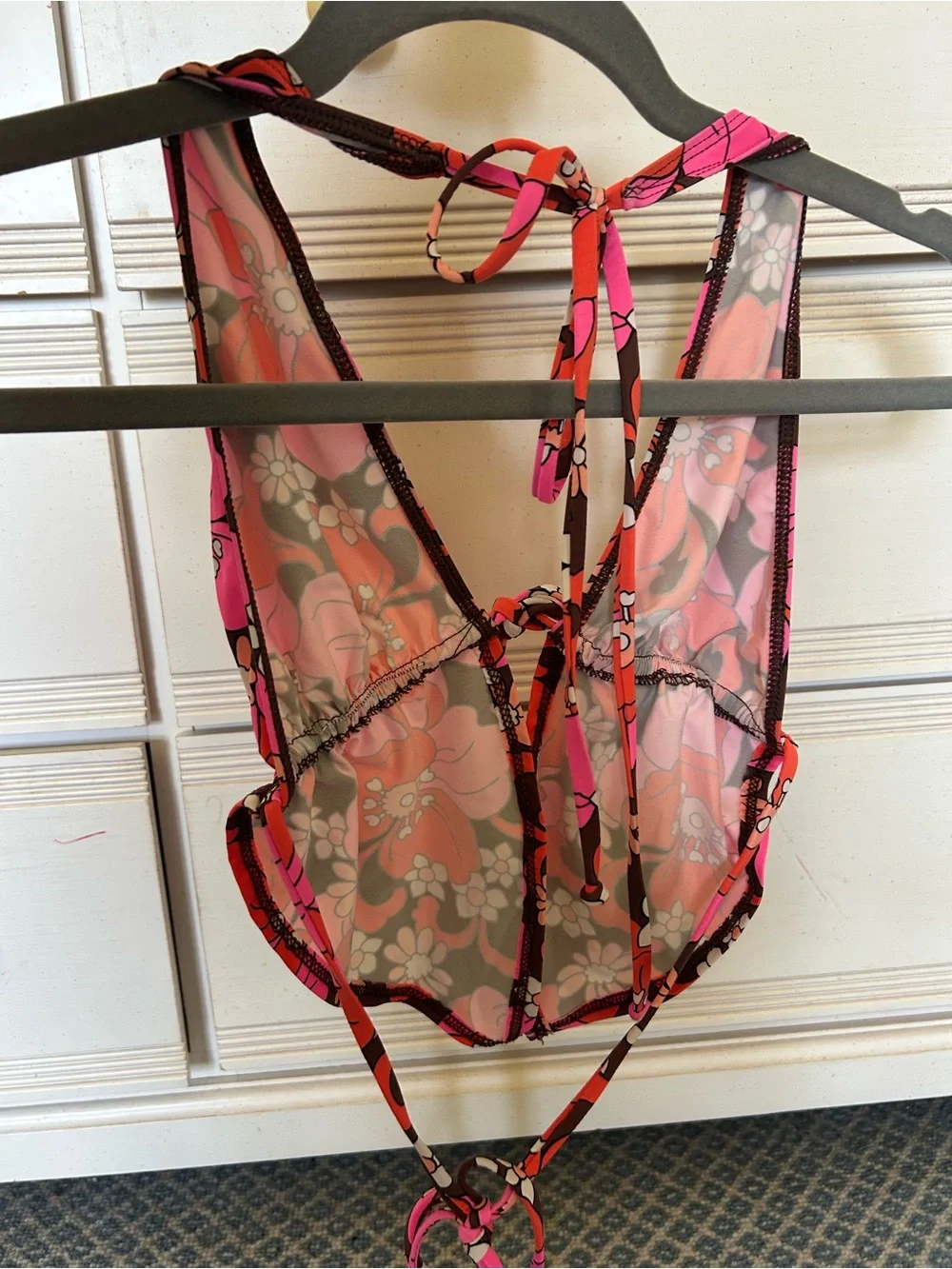Harper Halter Floral Bikini Top